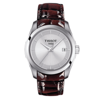 Tissot Couturier Automatic Small Second Stainless Steel / Silver / Strap / Romania Centenary (T035.210.16.031.03)