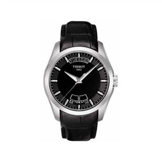 Tissot - T035.407.16.051.00  Couturier Automatic Day-Date Stainless Steel / Black / Strap