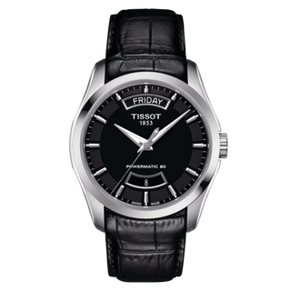 Tissot - T035.407.16.051.02  Couturier Powermatic 80 39 Stainless Steel / Black / Strap