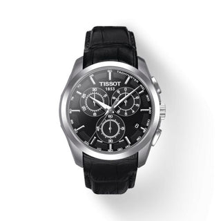 Tissot - T035.617.16.051.00  Couturier Quartz Chronograph Black / Strap