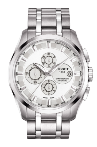 Tissot - T035.627.11.031.00  Couturier Automatic Chronograph Stainless Steel / Silver