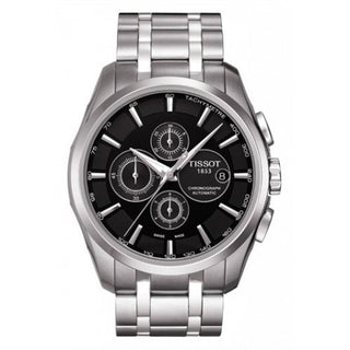 Tissot - T035.627.11.051.00  Couturier Automatic Chronograph Stainless Steel / Black / Bracelet