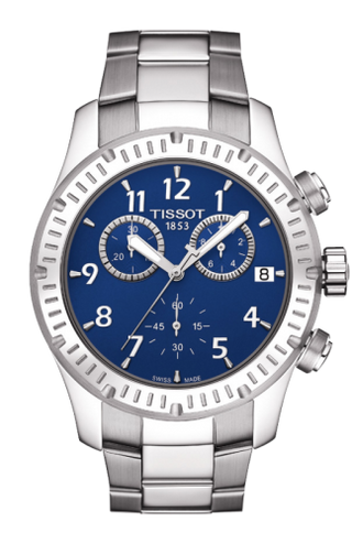 Tissot - T039.417.11.047.03  V8 Quartz Chronograph Blue