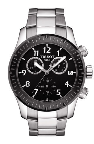 Tissot - T039.417.21.057.00  V8 Quartz Chronograph PVD Bezel