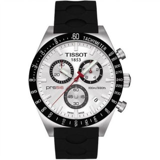 Tissot - T044.417.27.031.00  PRS 516 Quartz Chronograph Silver Rubber