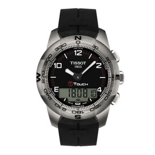 Tissot - T047.420.47.057.00  T-Touch II Black Rubber Ti