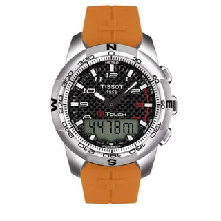 Tissot - T047.420.47.207.01  T-Touch II Orange Rubber Carbon