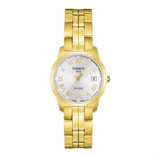 Tissot - T049.210.33.033.00  PR 100 Quartz 24.5 Yellow Gold PVD / Silver / Bracelet