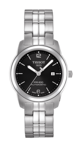 Tissot - T049.307.11.057.00  PR 100 Automatic 27 Stainless Steel / Black / Bracelet