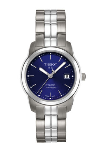 Tissot - T049.310.44.041.00  PR 100 Quartz 27 Titanium / Blue / Bracelet