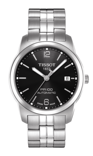 Tissot - T049.407.11.057.00  PR 100 Automatic 38 Stainless Steel / Black / Bracelet