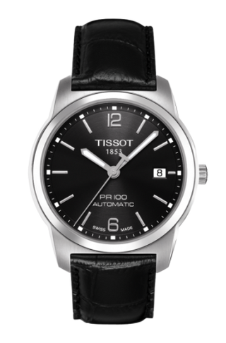 Tissot - T049.407.16.057.00  PR 100 Automatic 38 Stainless Steel / Black / Strap