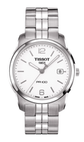 Tissot PR 100 Quartz 38 Stainless Steel / Yellow Gold PVD / White / Bracelet (T049.410.11.017.00)