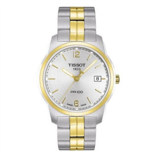 Tissot - T049.410.22.037.01  PR 100 Quartz 38 Stainless Steel / Yellow Gold PVD / Silver / Bracelet