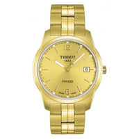 Tissot PR 100 Quartz 38 Yellow Gold PVD / Silver / Bracelet (T049.410.33.027.00)