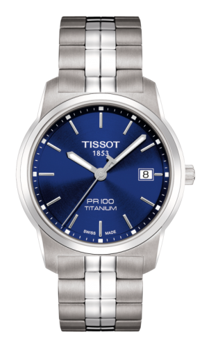 Tissot - T049.410.44.041.00  PR 100 Quartz 38 Titanium / Blue / Bracelet