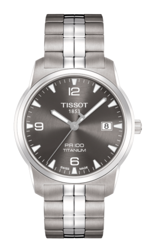 Tissot - T049.410.44.067.00  PR 100 Quartz 38 Titanium / Grey / Bracelet