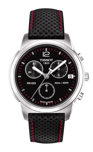 Tissot - T049.417.16.057.00  PR 100 Chronograph Quartz 38 Stainless Steel / Black / Strap