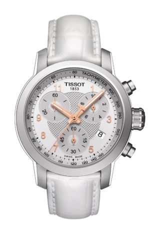 Tissot - T055.217.16.032.01  PRC 200 Quartz Chronograph Lady Rose Roman White