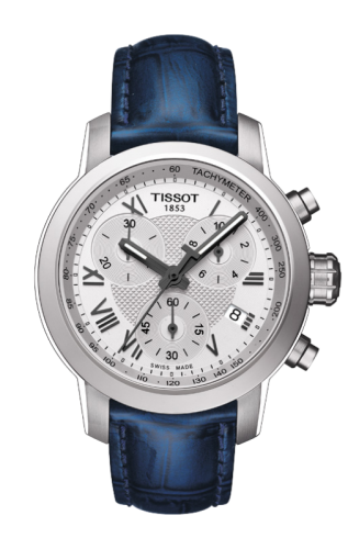 Tissot - T055.217.16.033.00  PRC 200 Quartz Chronograph Lady Roman Blue Leather