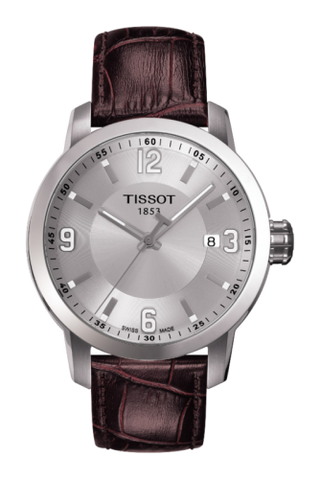 Tissot - T055.410.16.037.00  PRC 200 Quartz Silver Leather