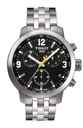 Tissot - T055.417.11.057.00  PRC 200 Quartz Chronograph Stainless Steel / Black / Bracelet