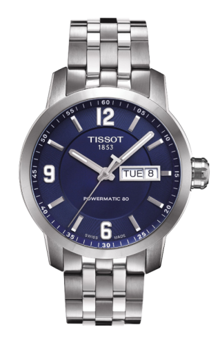 Tissot - T055.430.11.047.00  PRC 200 Automatic Stainless Steel / Blue / Bracelet