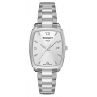 Tissot Everytime Square Stainless Steel / Yellow Gold PVD / Silver / Bracelet (T057.910.11.037.00)