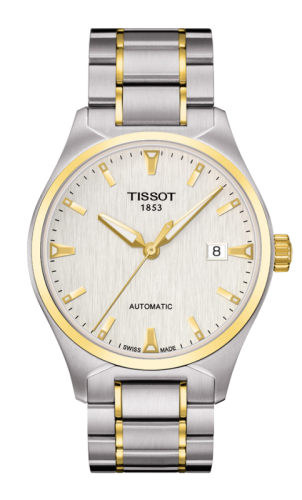 Tissot - T060.407.22.031.00  T-Tempo Automatic Stainless Steel / Yellow Gold PVD / Ivory / Bracelet