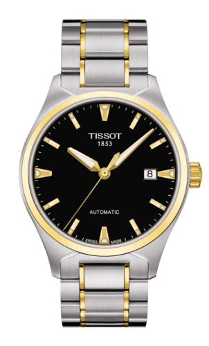 Tissot - T060.407.22.051.00  T-Tempo Automatic Stainless Steel / Yellow Gold PVD / Ivory / Bracelet