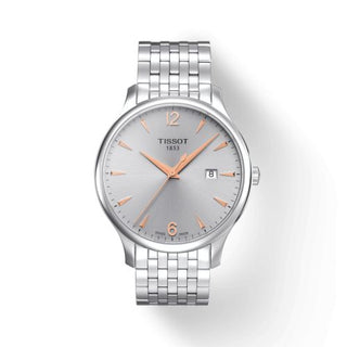 Tissot - T063.610.11.037.01  Tradition Quartz 42 Stainless Steel / Silver / Bracelet