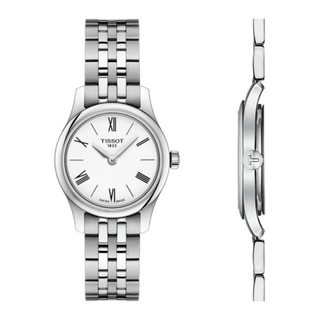 Tissot - T063.009.11.018.00  Tradition 5.5 Lady 25 Stainless Steel / White / Bracelet