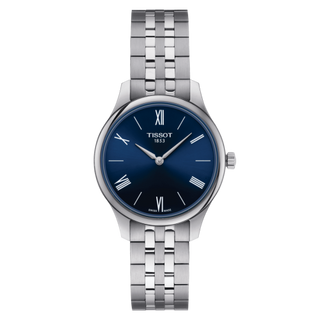 Tissot - T063.209.11.048.00  Tradition 5.5 Lady 31 Stainless Steel / Blue / Bracelet