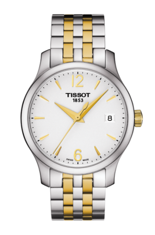 Tissot - T063.210.22.037.00  Tradition Lady Stainless Steel - Yellow Gold / Silver / Bracelet