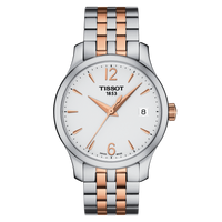 Tissot Tradition Lady Stainless Steel - Yellow Gold / Silver / Bracelet (T063.210.22.037.01)