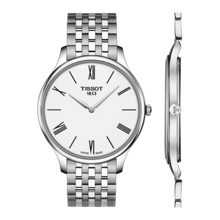 Tissot - T063.409.11.018.00  Tradition 5.5 Stainless Steel / White / Bracelet