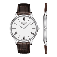 Tissot Tradition Quartz 42 Stainless Steel / Silver / Strap (T063.409.16.018.00)