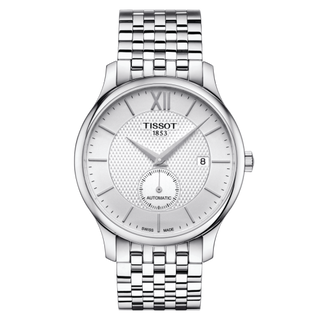 Tissot - T063.428.11.038.00  Tradition Automatic Small Second Stainless Steel / Silver / Bracelet