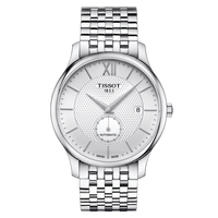 Tissot Tradition 5.5 Stainless Steel / White / Strap (T063.428.11.038.00)