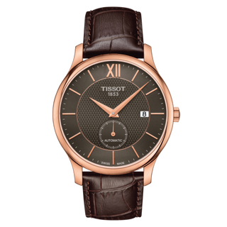 Tissot - T063.428.36.068.00  Tradition Automatic Small Second Rose Gold PVD / Grey