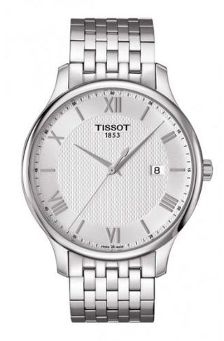 Tissot - T063.610.11.038.00  Tradition Quartz 42 Stainless Steel / Silver / Bracelet