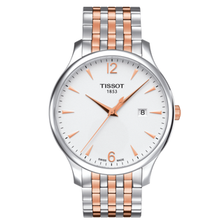 Tissot - T063.610.22.037.01  Tradition Stainless Steel - Rose Gold / Silver