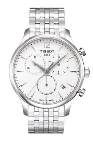 Tissot - T063.617.11.037.00  Tradition Chronograph Stainless Steel / Silver / Bracelet