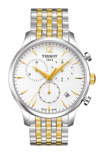 Tissot - T063.617.22.037.00  Tradition Chronograph Bicolor / Silver