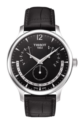 Tissot - T063.637.16.057.00  Tradition Quartz Retrograde Perpetual Calendar