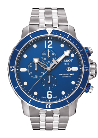 Tissot - T066.427.11.047.00  Seastar 1000 Automatic Chronograph Blue