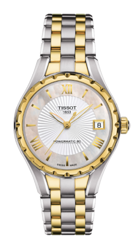 Tissot - T072.207.22.118.00  Lady 80 Automatic Stainless Steel / PVD Gold / MOP