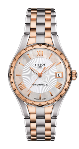 Tissot - T072.207.22.118.01  Lady 80 Automatic Stainless Steel / PVD Gold / MOP