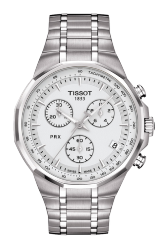 Tissot - T077.417.11.031.00  PRX Chronograph Quartz Stainless Steel / Silver