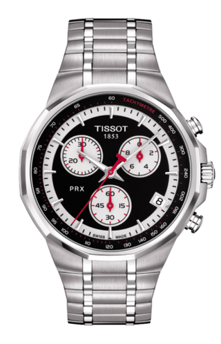 Tissot - T077.417.11.051.01  PRX Chronograph Quartz Stainless Steel / Black